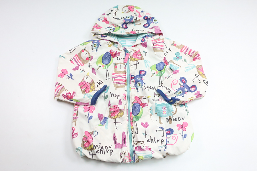 Vindjacka från Next - Storlek 104 - Vit