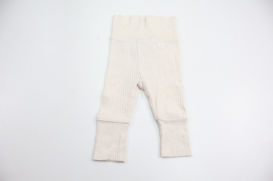 Ribbade byxor från H&M - Storlek 50 - Benvit
