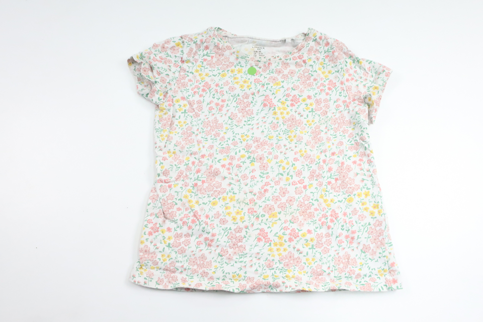 Blommig t-shirt från Lindex - Storlek 98 - Multi
