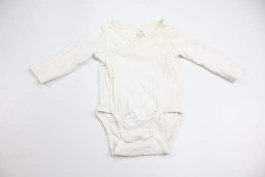 Omlottbody från H&M - Storlek 62 - Benvit