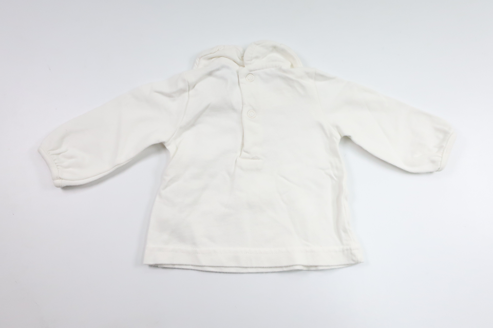 Tröja med krage från Primigino - Storlek 50/56 - Vit