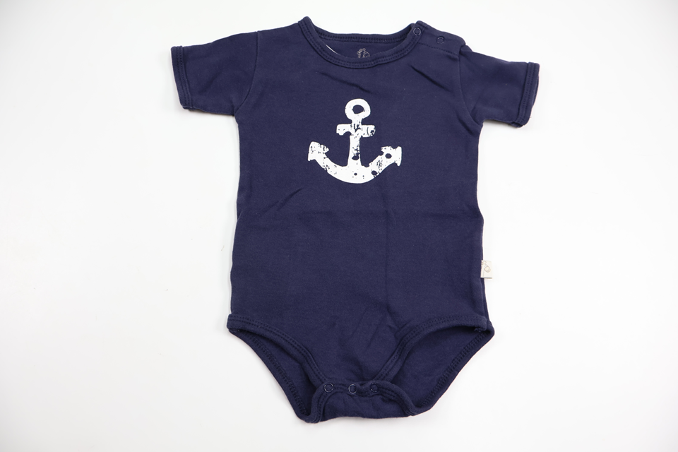 Body från Basic U - Storlek 68 - Marinblå