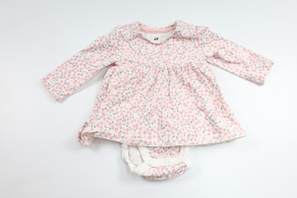 Dress with built-in body from H&M - Size 50 - Pink