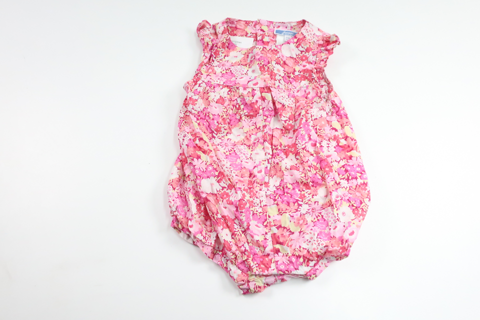 Blommig jumpsuit från Jacadi - Storlek 74 - Rosa