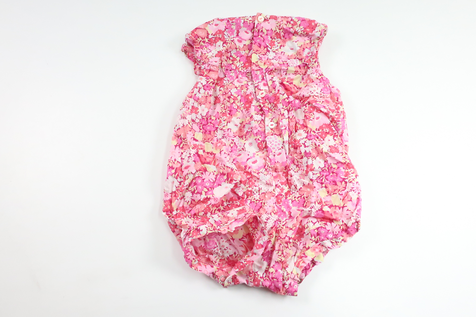 Blommig jumpsuit från Jacadi - Storlek 74 - Rosa