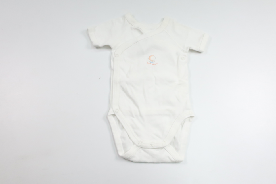 Body från Petit Bateau - Storlek 56 - Vit