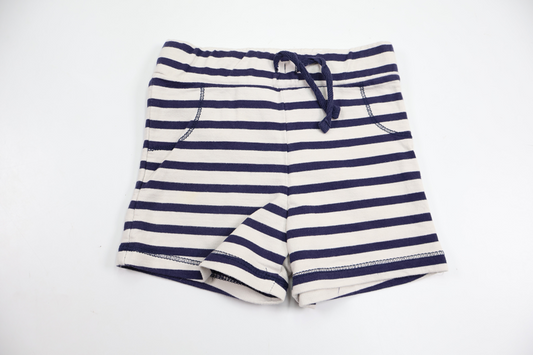 Randiga shorts från LC Waikiki - Storlek 68/74 - Vit
