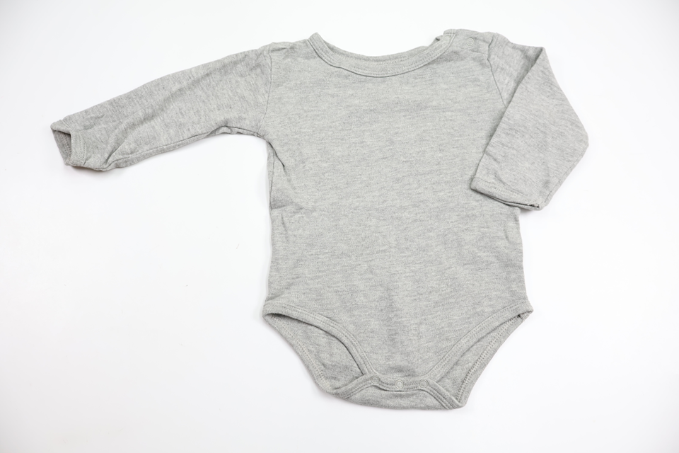 Body från Basic U - Storlek 68 - Grå