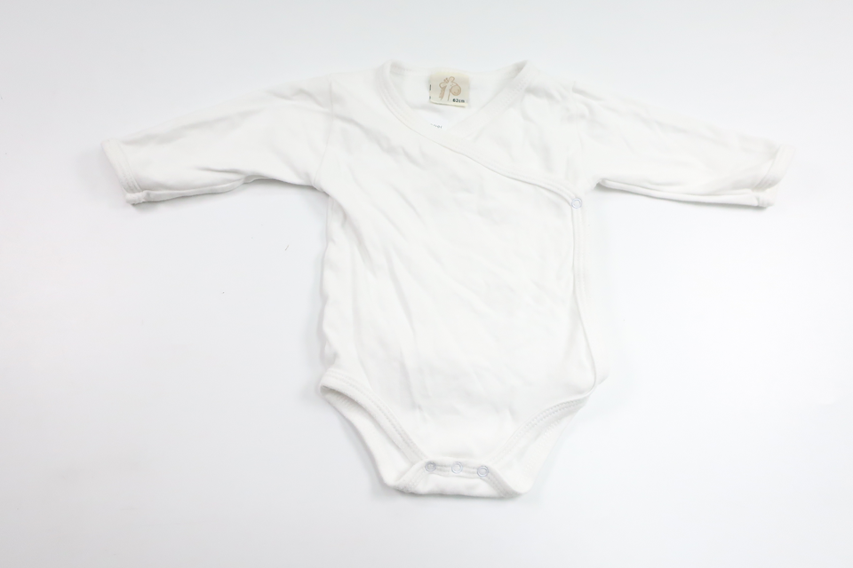 Omlottbody från Basic U - Storlek 62 - Vit