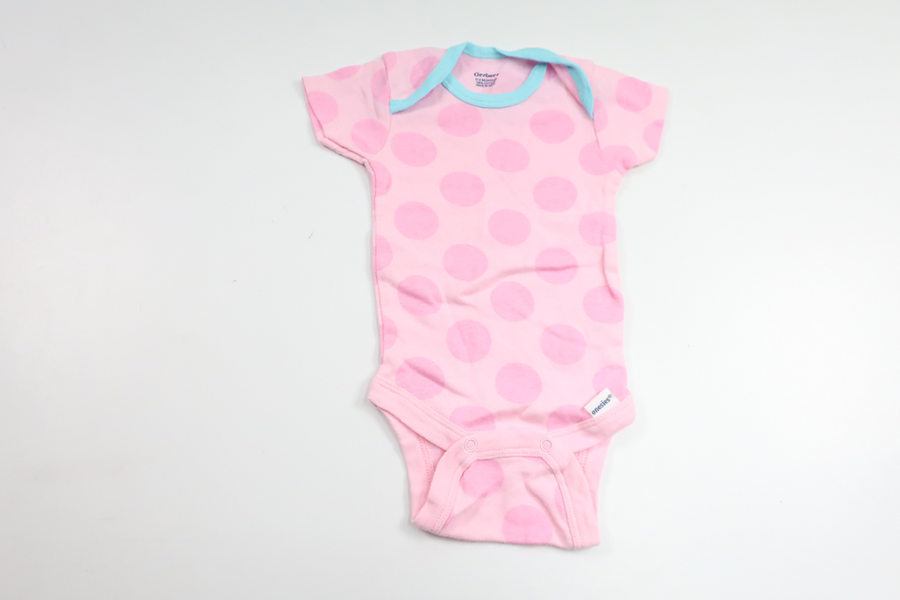 Body från Gerber - Storlek 50/56 - Rosa