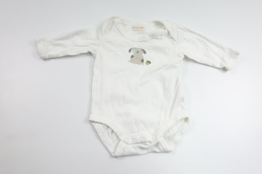 Body från Lindex - Storlek 56 - Vit