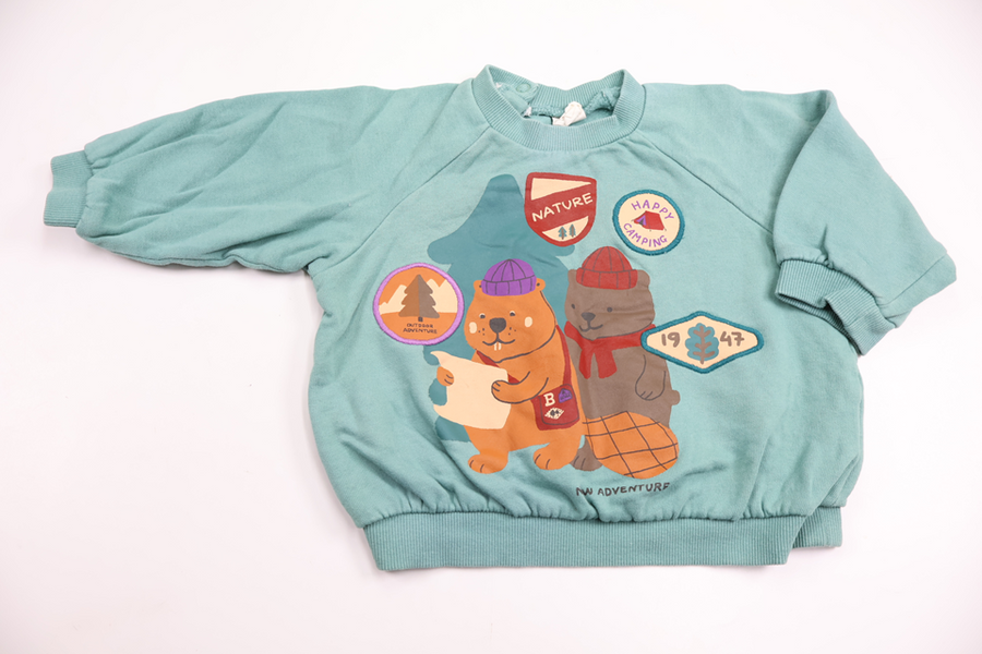 Sweatshirt från H&M - Storlek 80 - Grön
