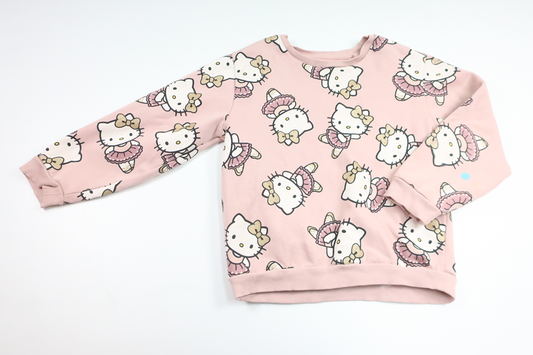 Sweatshirt med Hello Kitty från C&A - Storlek 116 - Rosa