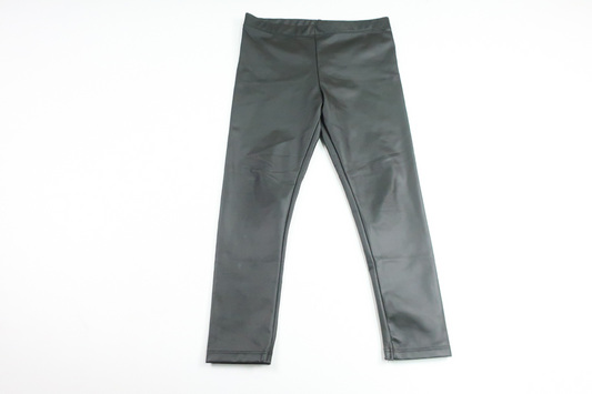 Byxor i skinnimitation från H&M - Storlek 104 - Svart