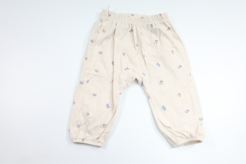 Blommiga byxor från H&M - Storlek 68 - Benvit