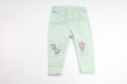 Leggings med glassar från Sweetie - Storlek 68 - Grön