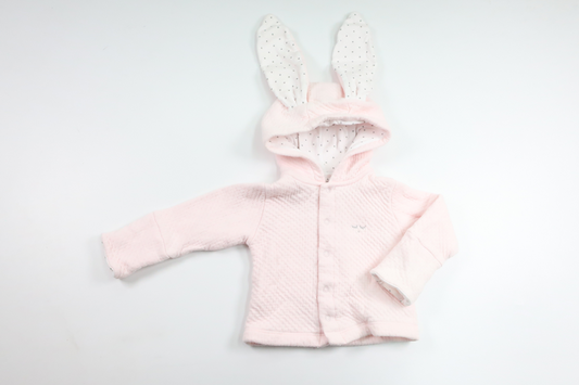 Munkjacka med kaninöron från Livly - Storlek 62/68 - Rosa