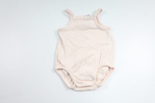 Ribbad linnebody från Zara - Storlek 56/62 - Rosa