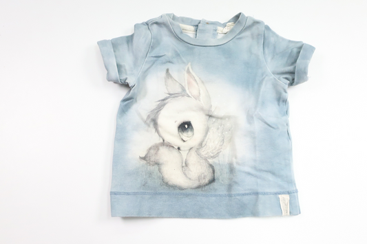 T-shirt med Mrs Mighetto från H&M - Storlek 62 - Blå