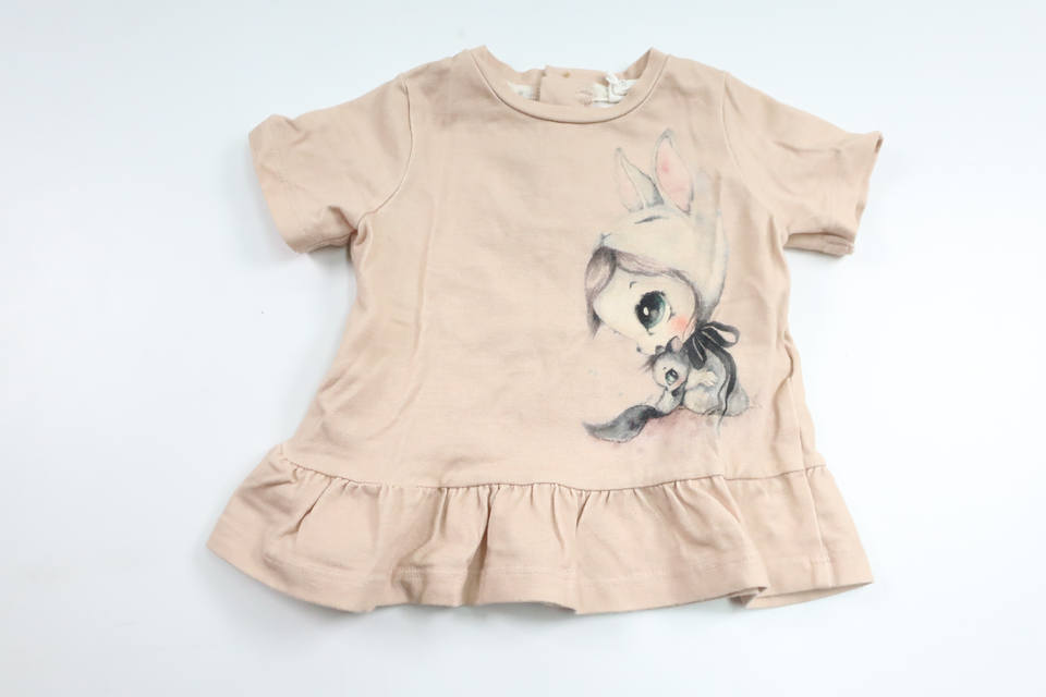 Tunika med Mrs Mighetto från H&M - Storlek 68 - Rosa