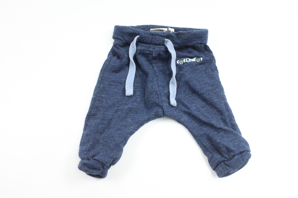 Byxor i ullmix från Name It - Storlek 50/56 - Marinblå