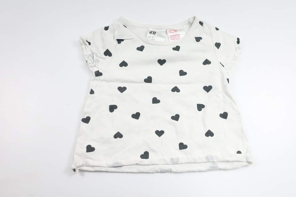 Pyjamas tröja från H&M - Storlek 92 - Vit