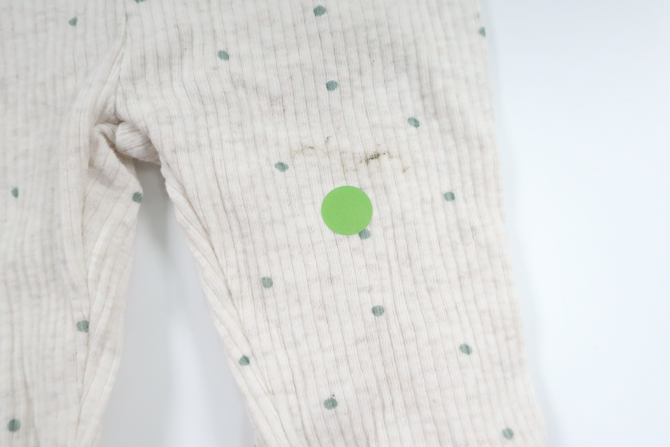 Ribbade byxor från Minimarket - Storlek 56 - Benvit