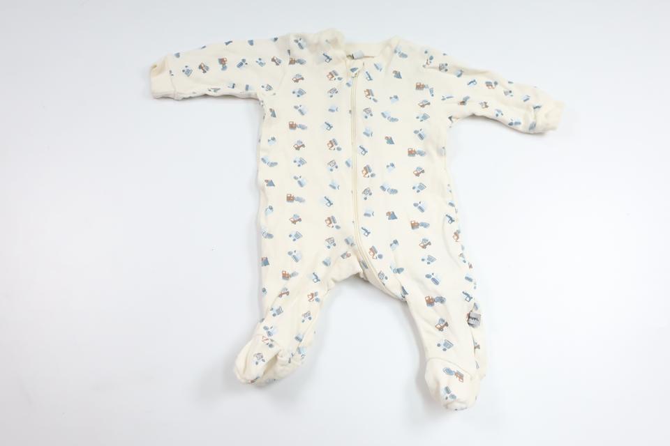 Pyjamas från Pippi - Storlek 50 - Benvit