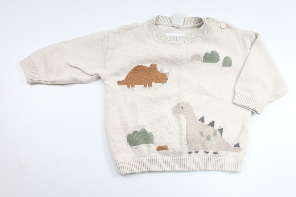 Stickad tröja från H&M - Storlek 68 - Beige