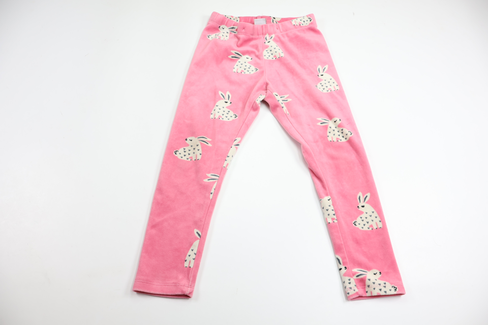 Byxor i velour från Lindex - Storlek 104 - Rosa