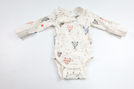 Omlottbody från Lindex - Storlek 56 - Vit