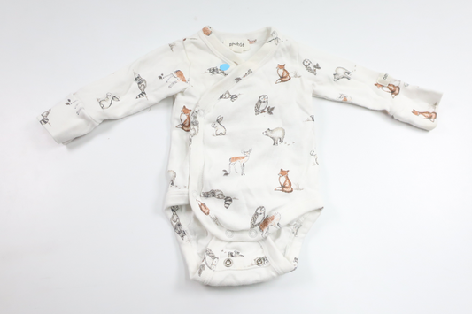 Omlottbody från Newbie - Storlek 50 - Vit