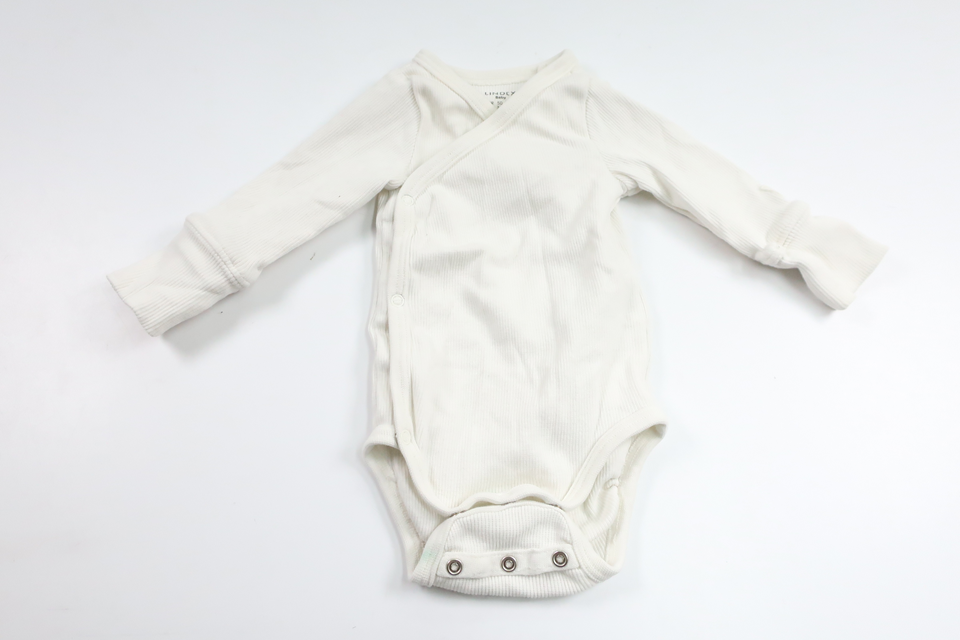 Ribbed bodysuit from Lindex - Size 50 - White