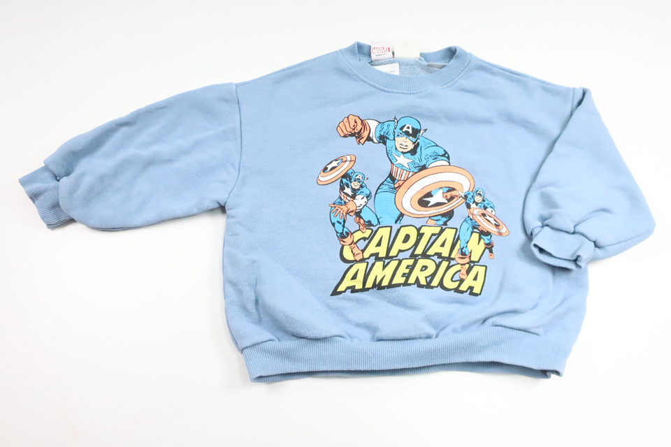 Sweatshirt med Marvel från Zara - Storlek 110 - Blå