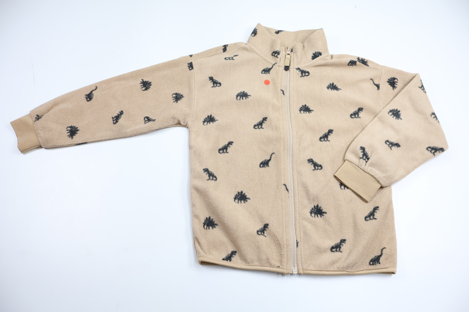 Fleecejacka från H&M - Storlek 122/128 - Beige
