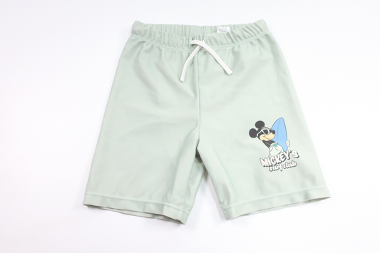 UV-shorts med Musse Pigg från H&M - Storlek 98/104 - Grön