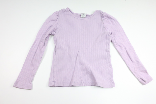 Ribbad tröja från Lindex - Storlek 110 - Lila