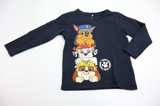 Tröja med Paw Patrol från Name It - Storlek 92 - Marinblå