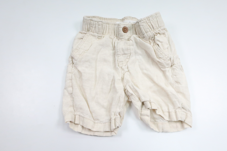 Short i 100% lin från Zara - Storlek 104 - Beige
