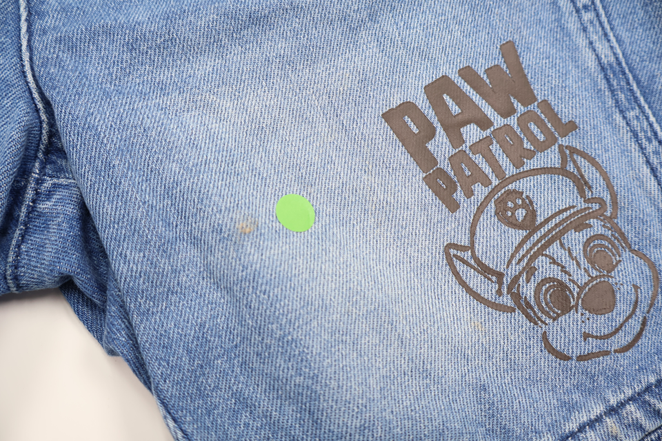 Jeansshorts med Paw Patrol från H&M - Storlek 116 - Denim