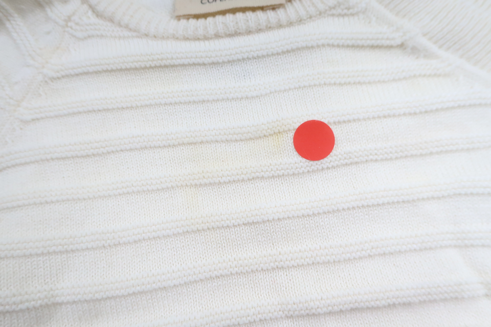 Stickad tröja från MarMar Copenhagen - Storlek 62 - Benvit