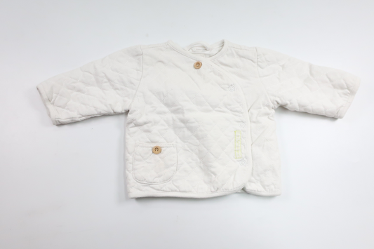 Tjockare kofta från Cool Club - Storlek 62 - Vit