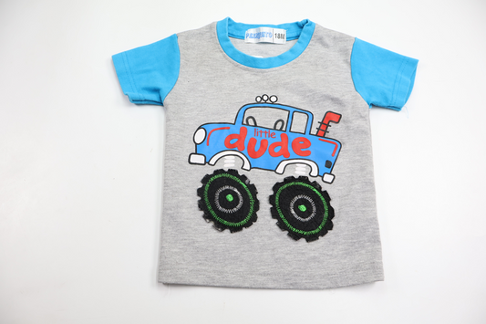 T-shirt från Periquito - Storlek 86 - Grå