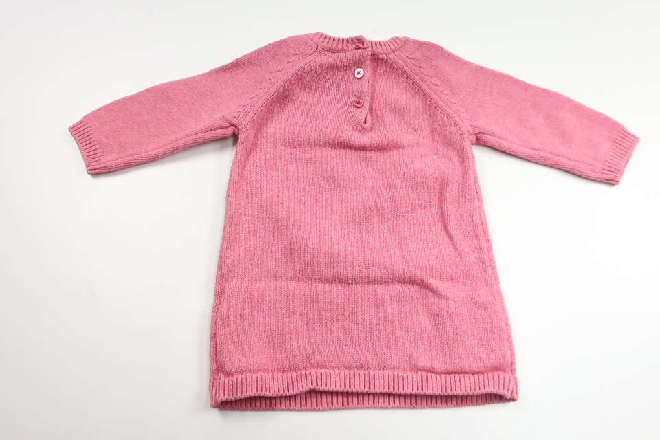 Stickad klänning från Next - Storlek 62/68 - Rosa