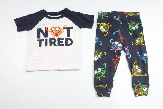 Tvådelad pyjamas från The Children's Place - Storlek 68 - Marinblå