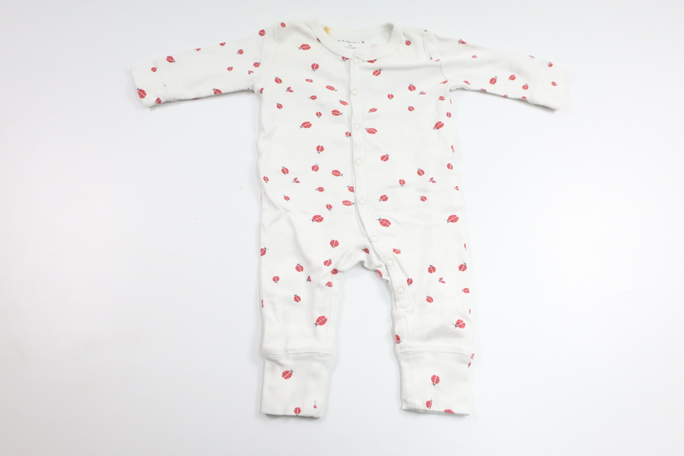 Pyjamas med nyckelpigor från Minimarket - Storlek 50 - Vit