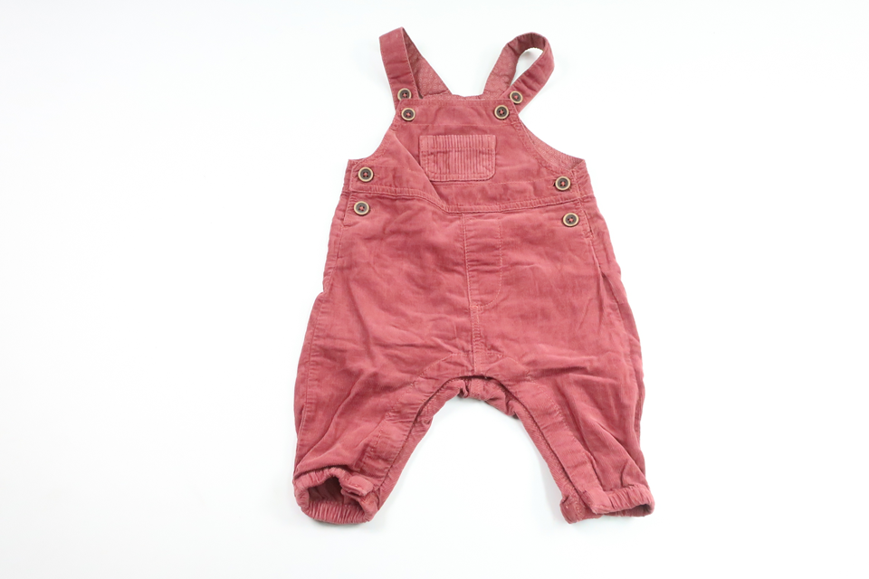 Hängselbyxor från Newbie - Storlek 56 - Rosa