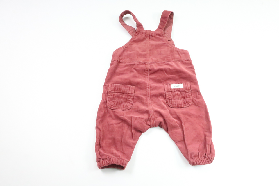 Hängselbyxor från Newbie - Storlek 56 - Rosa