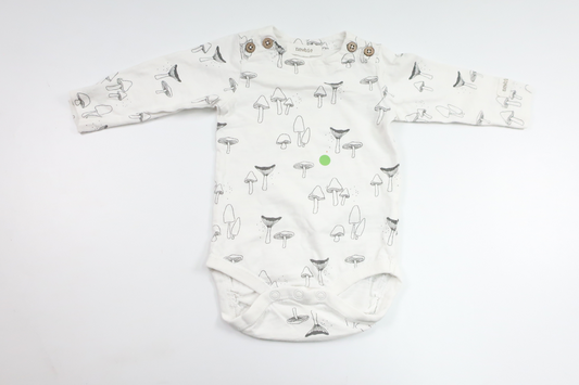 Body från Newbie - Storlek 56 - Vit