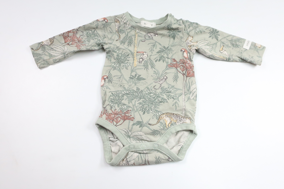 Body från Newbie - Storlek 56 - Grön